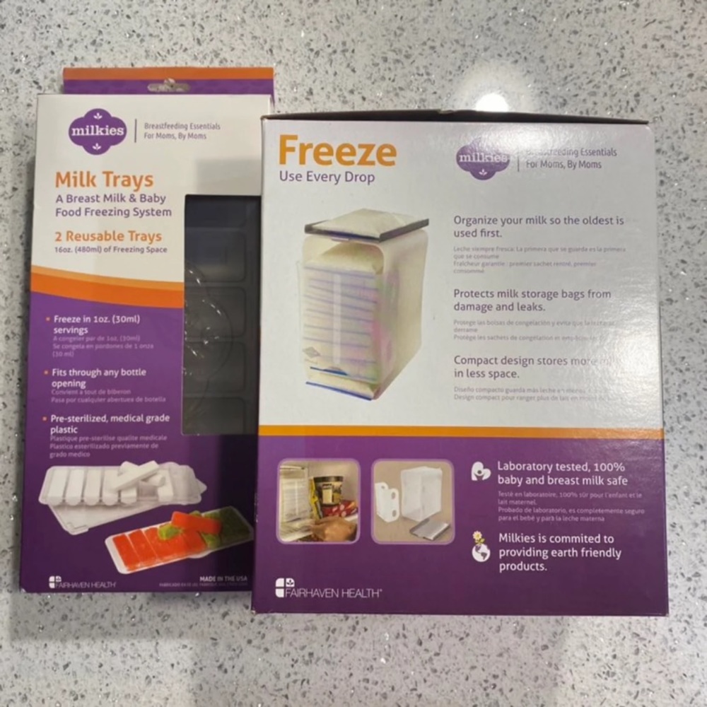 Milkies Freeze Stacker and Milk Tray NWT